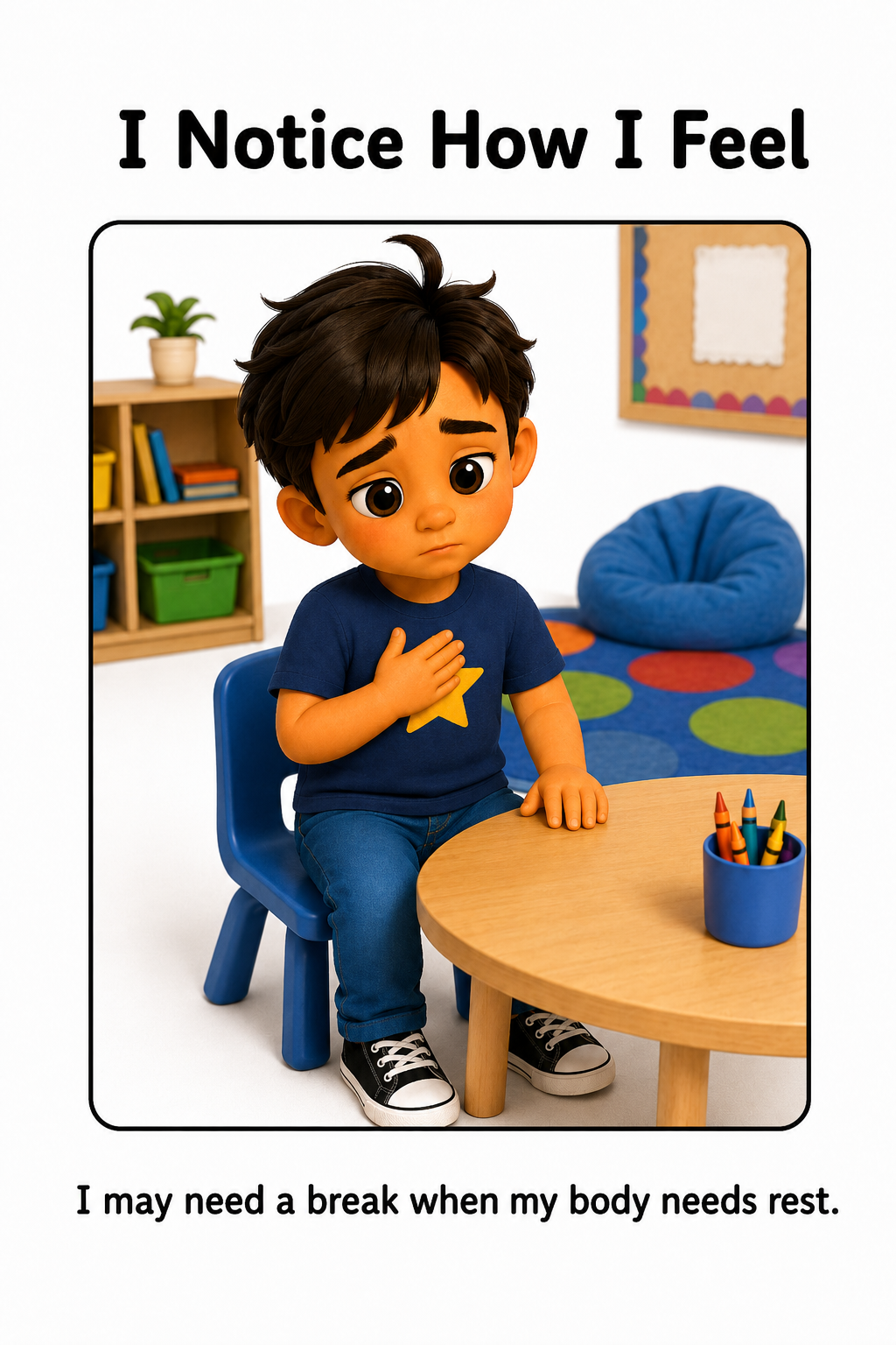 Using My AAC Device to Ask for a Break Social Story for Autism