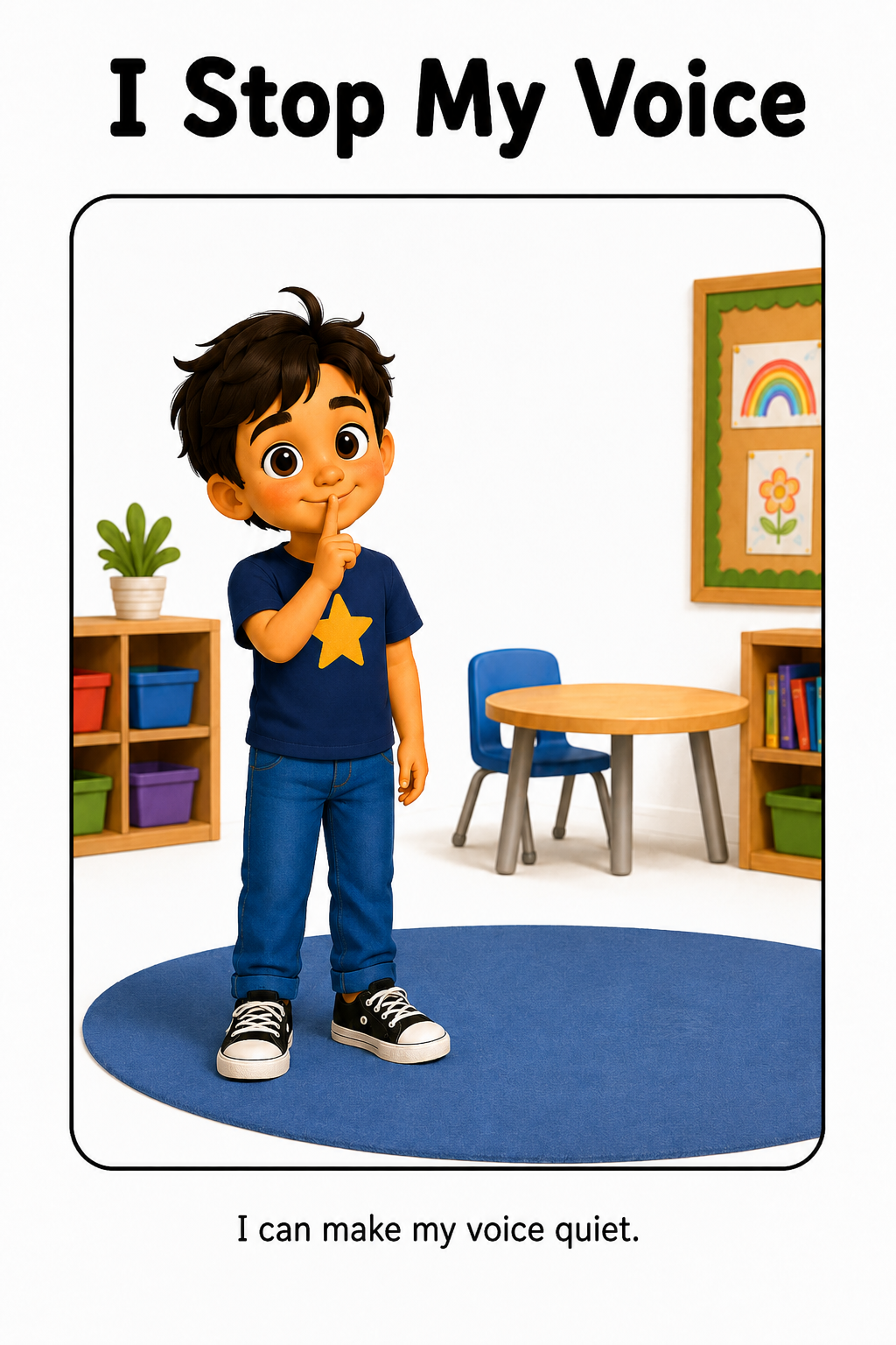 When I Am Told to Stop Social Story for Autism | Speech Fuel