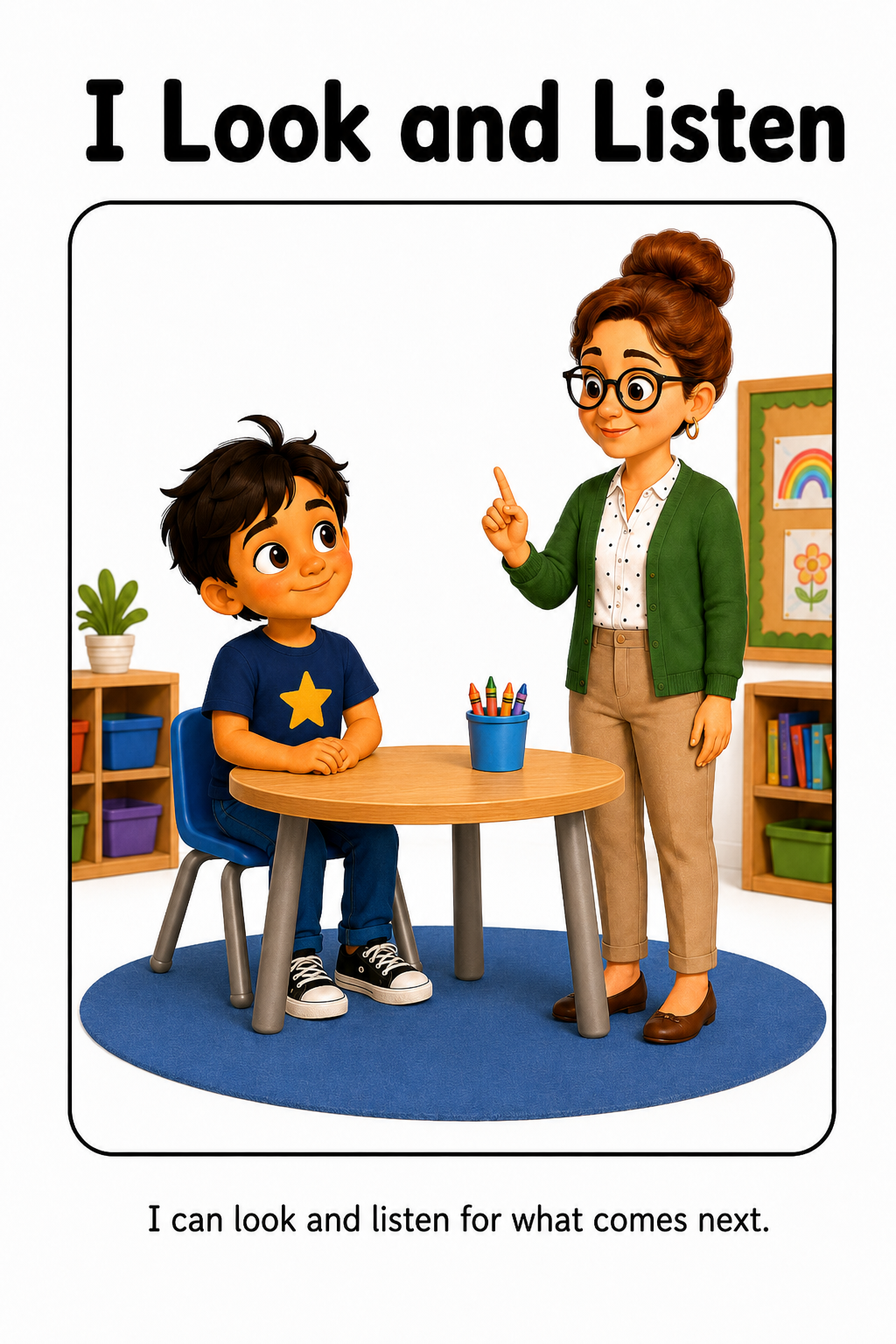 When I Am Told to Stop Social Story for Autism | Speech Fuel