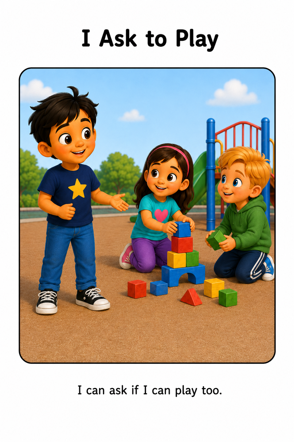 Asking to Play Social Story for Autism | Speech Fuel