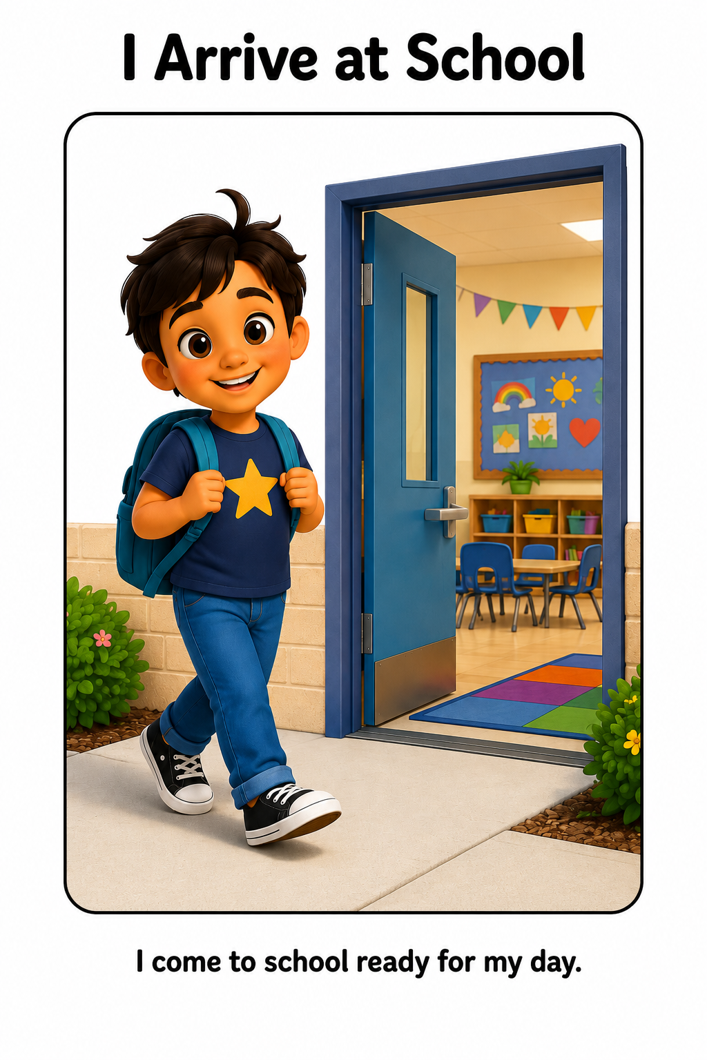 Arrival Routine Social Story for Autism | Speech Fuel