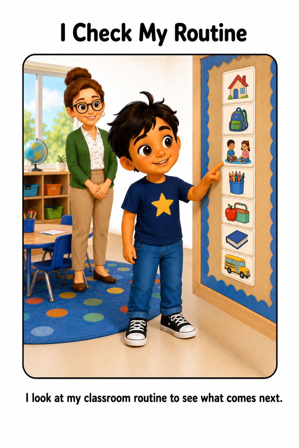 Classroom Routine Social Story for Autism | Speech Fuel