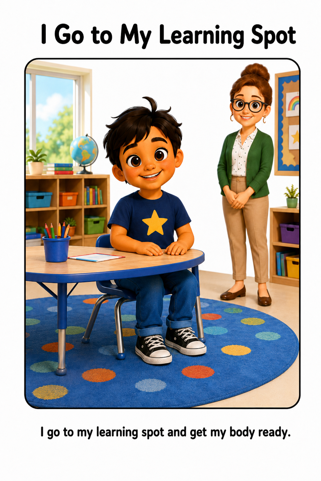 Classroom Routine Social Story for Autism | Speech Fuel