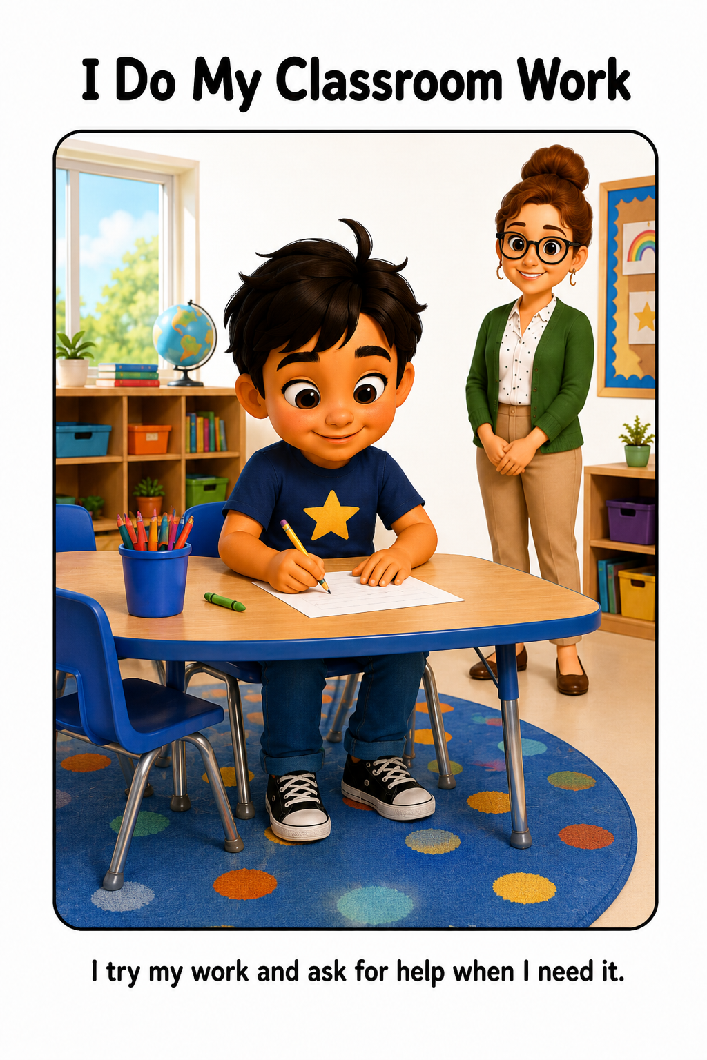 Classroom Routine Social Story for Autism | Speech Fuel