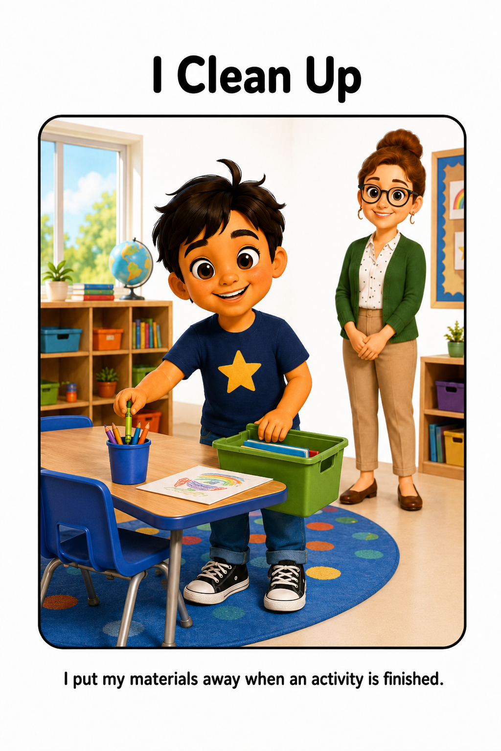 Classroom Routine Social Story for Autism | Speech Fuel