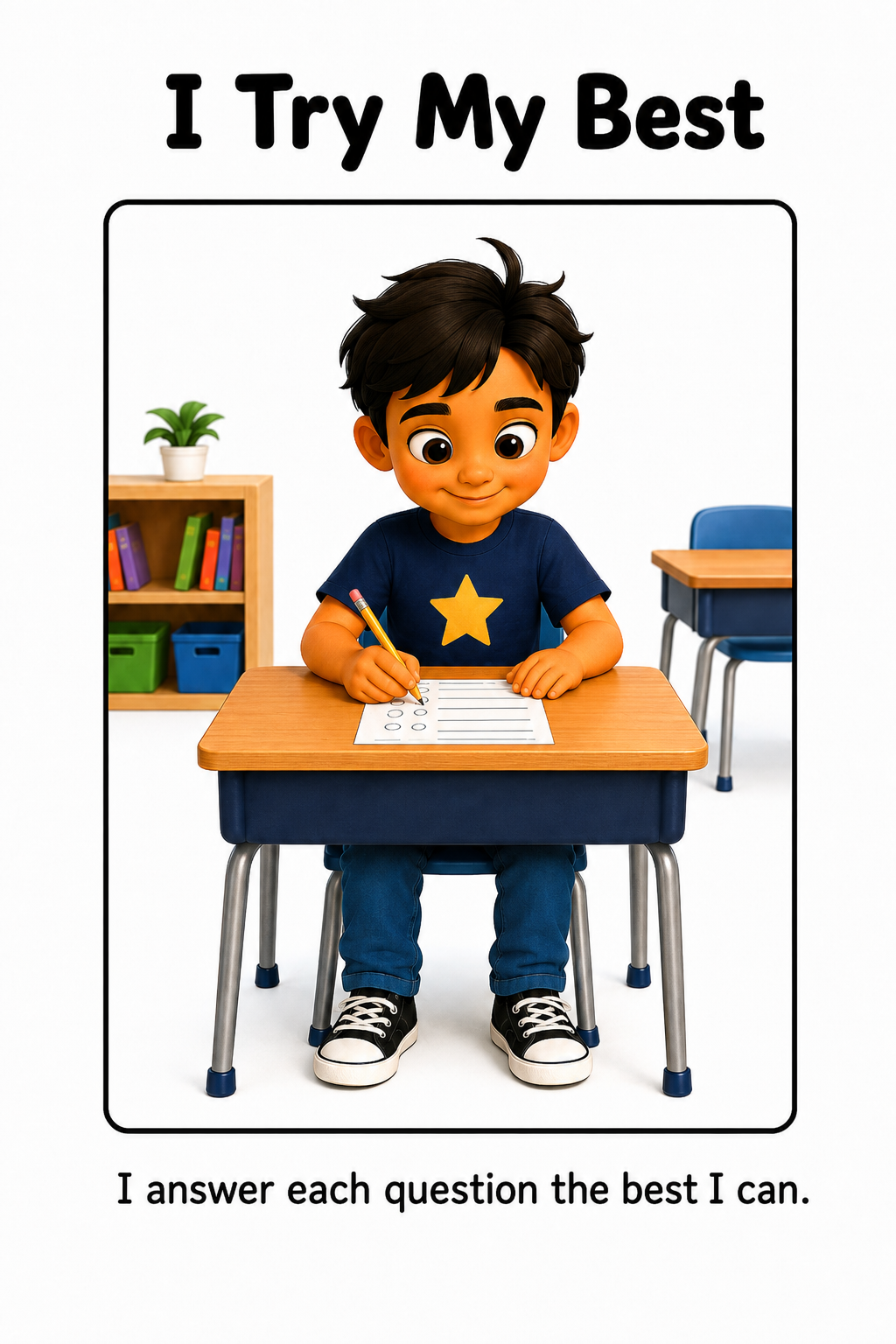 Testing Day Social Story for Autism | Speech Fuel