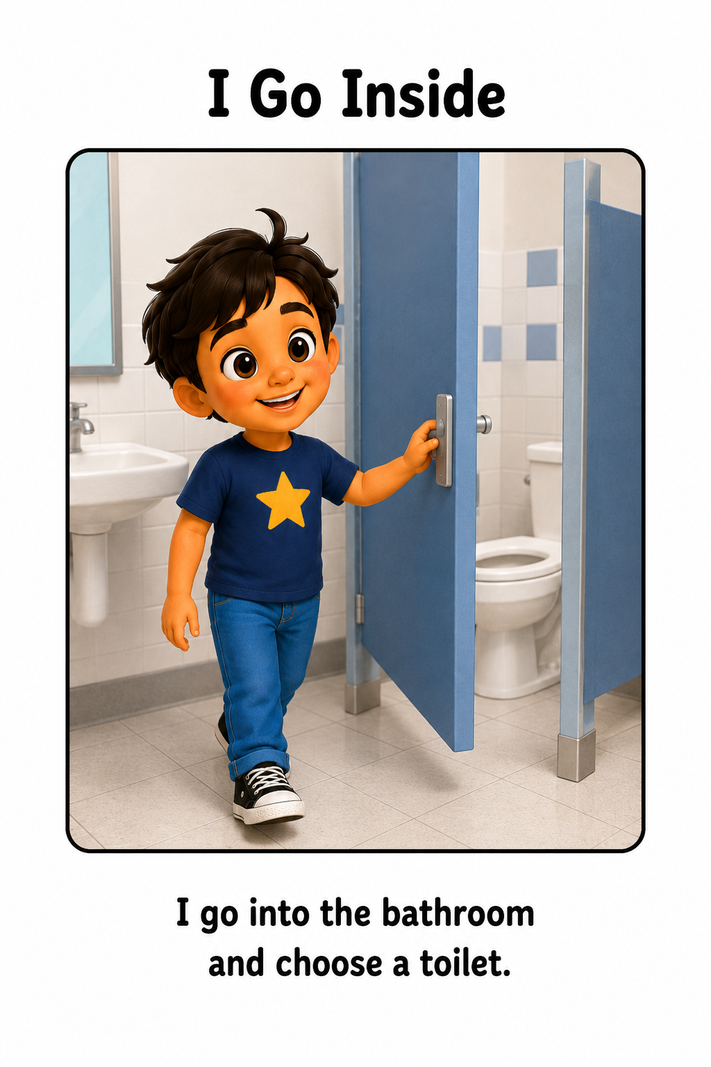 Bathroom Routine at School Social Story for Autism | Speech Fuel
