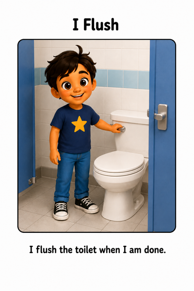 Bathroom Routine at School Social Story