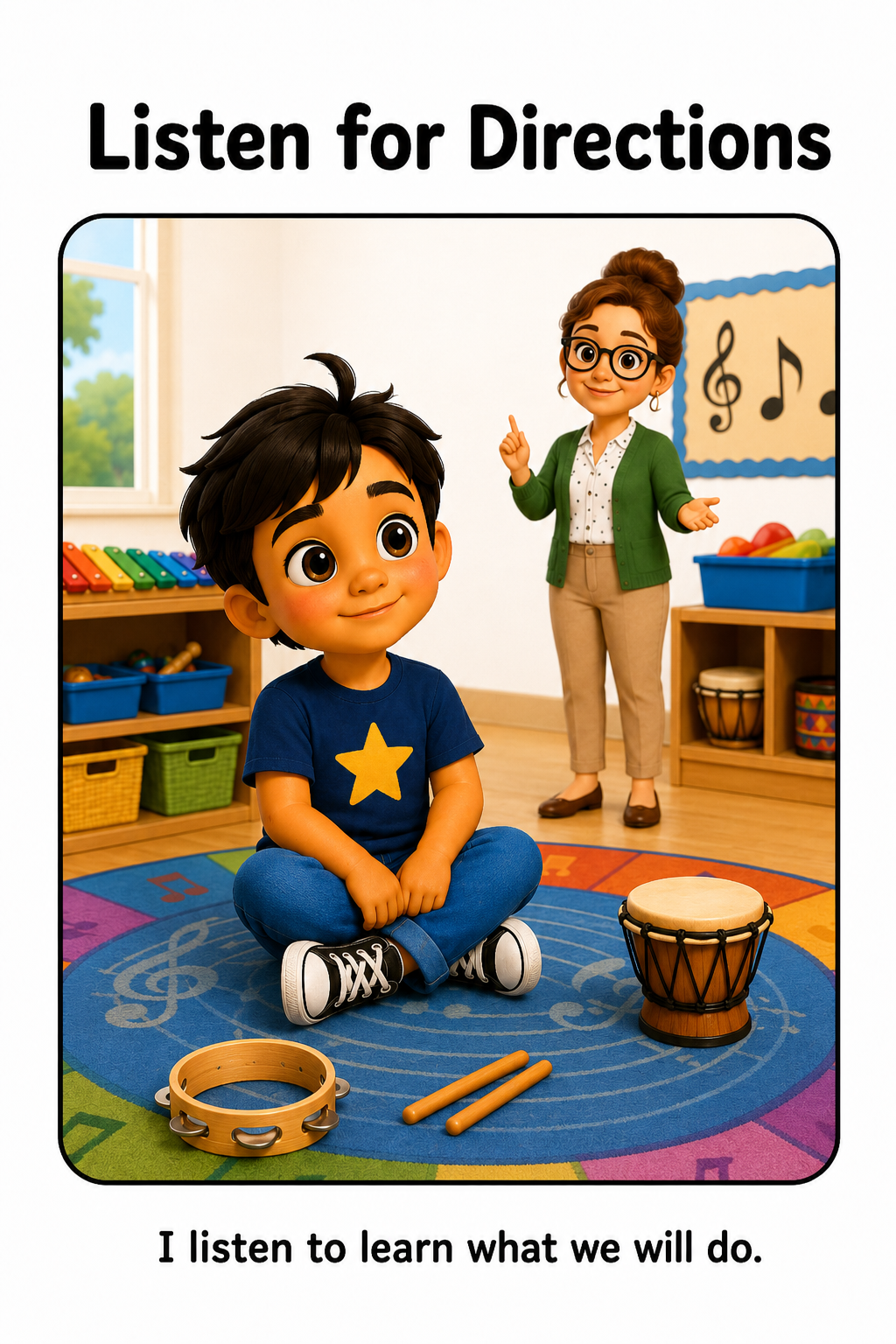 Going to Music Class Social Story for Autism | Speech Fuel