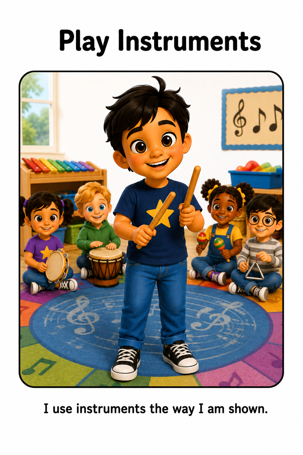 Going to Music Class Social Story for Autism | Speech Fuel