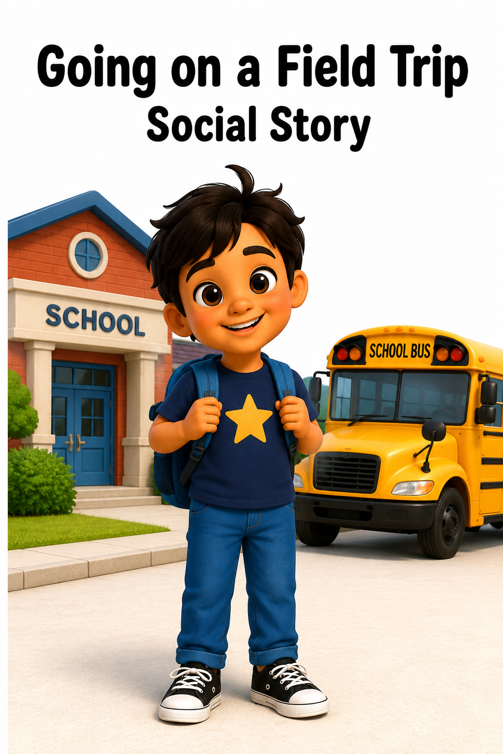 Going on a Field Trip Social Story for Autism | Speech Fuel