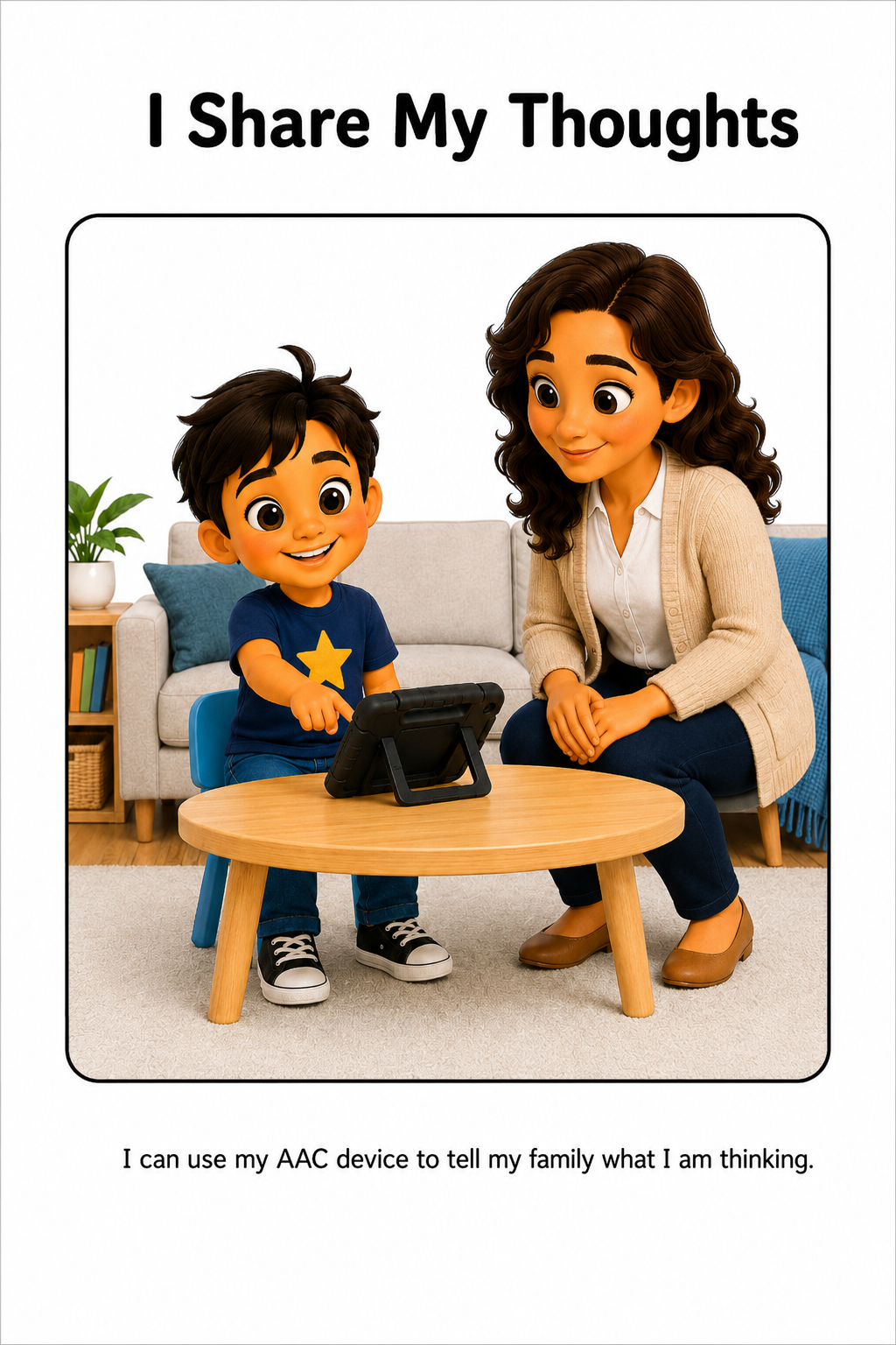 Using My AAC Device at Home Social Story for Autism | Speech Fuel