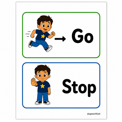Functional Communication AAC Cards