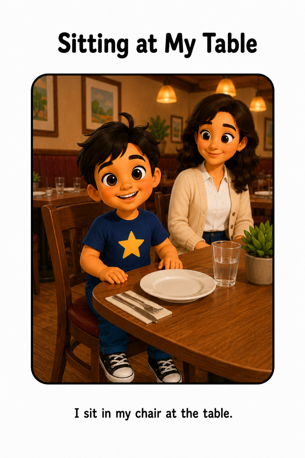 Going to a Restaurant Social Story for Autism | Speech Fuel