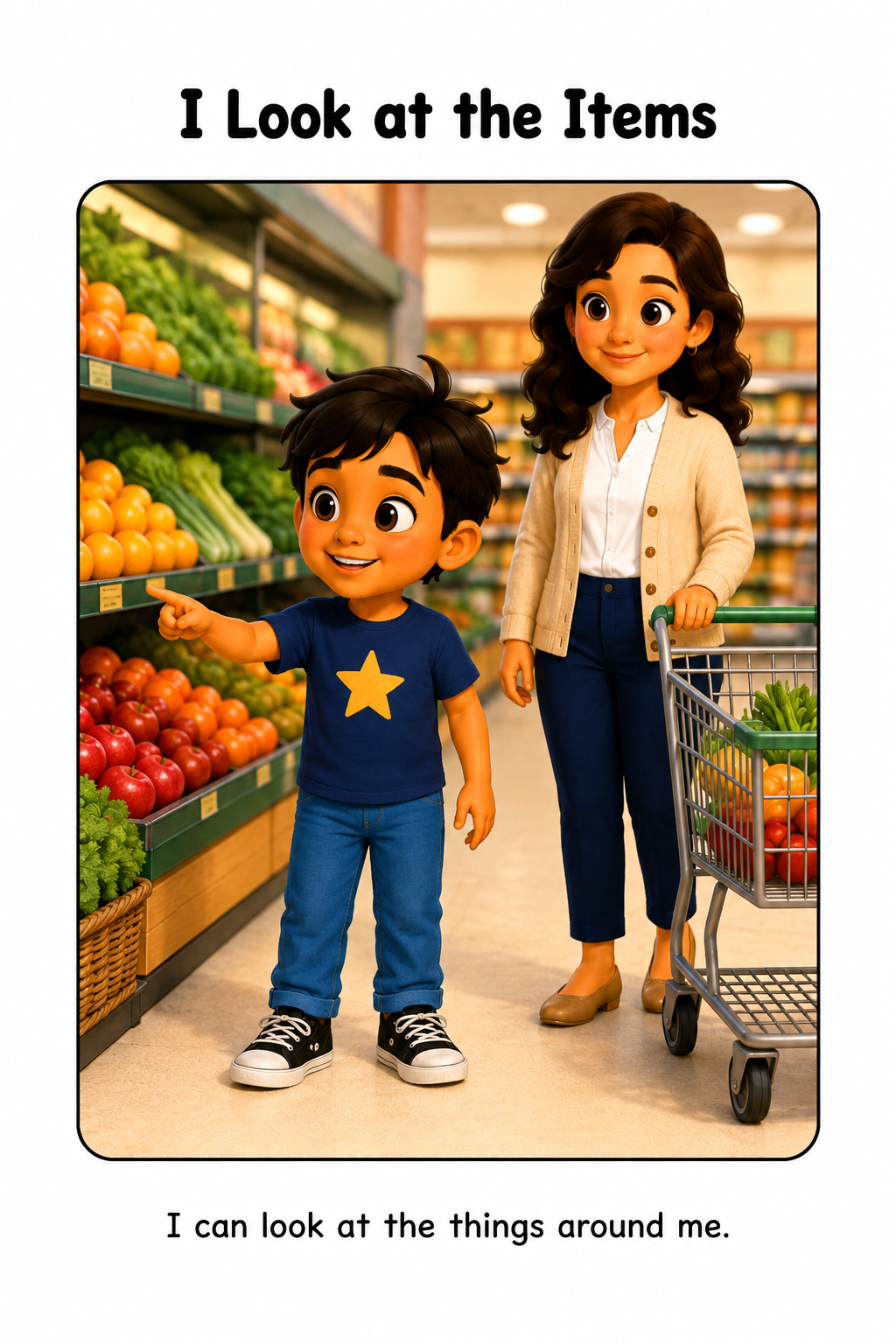 Going to the Store Social Story for Autism | Speech Fuel