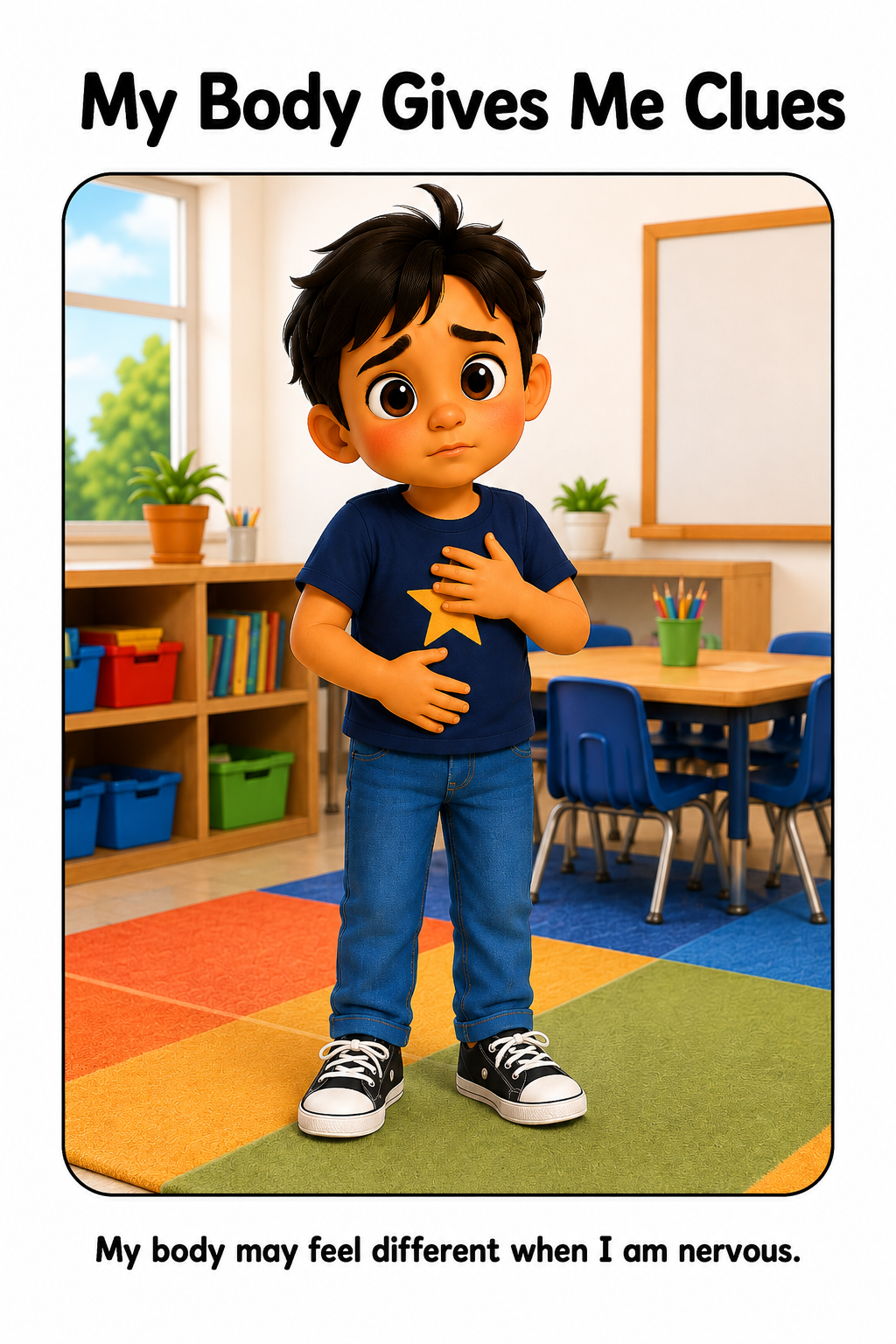 When I Feel Nervous at School Social Story for Autism | Speech Fuel