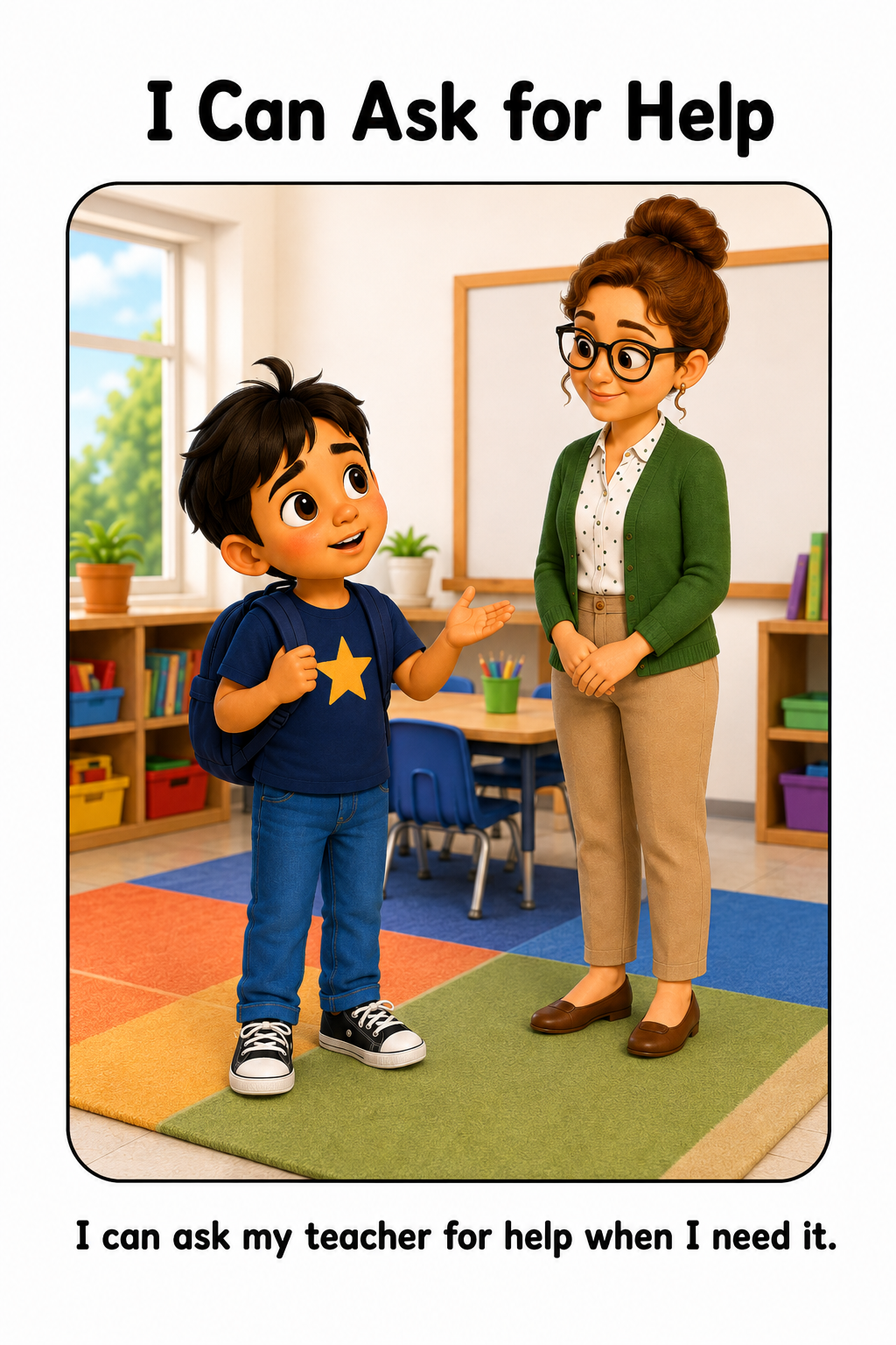 When I Feel Nervous at School Social Story for Autism | Speech Fuel