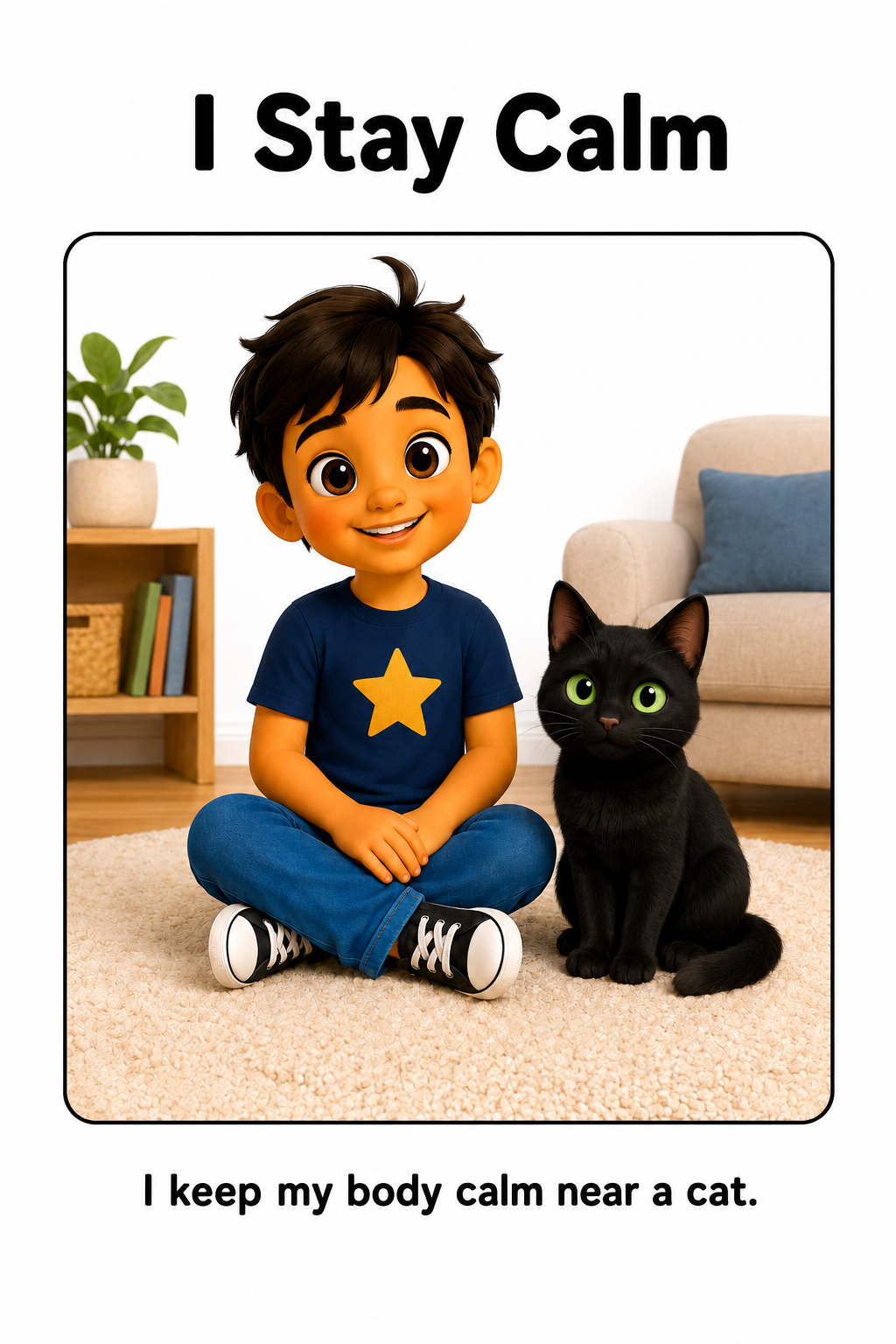 Gentle Hands With Cats Social Story for Autism | Speech Fuel