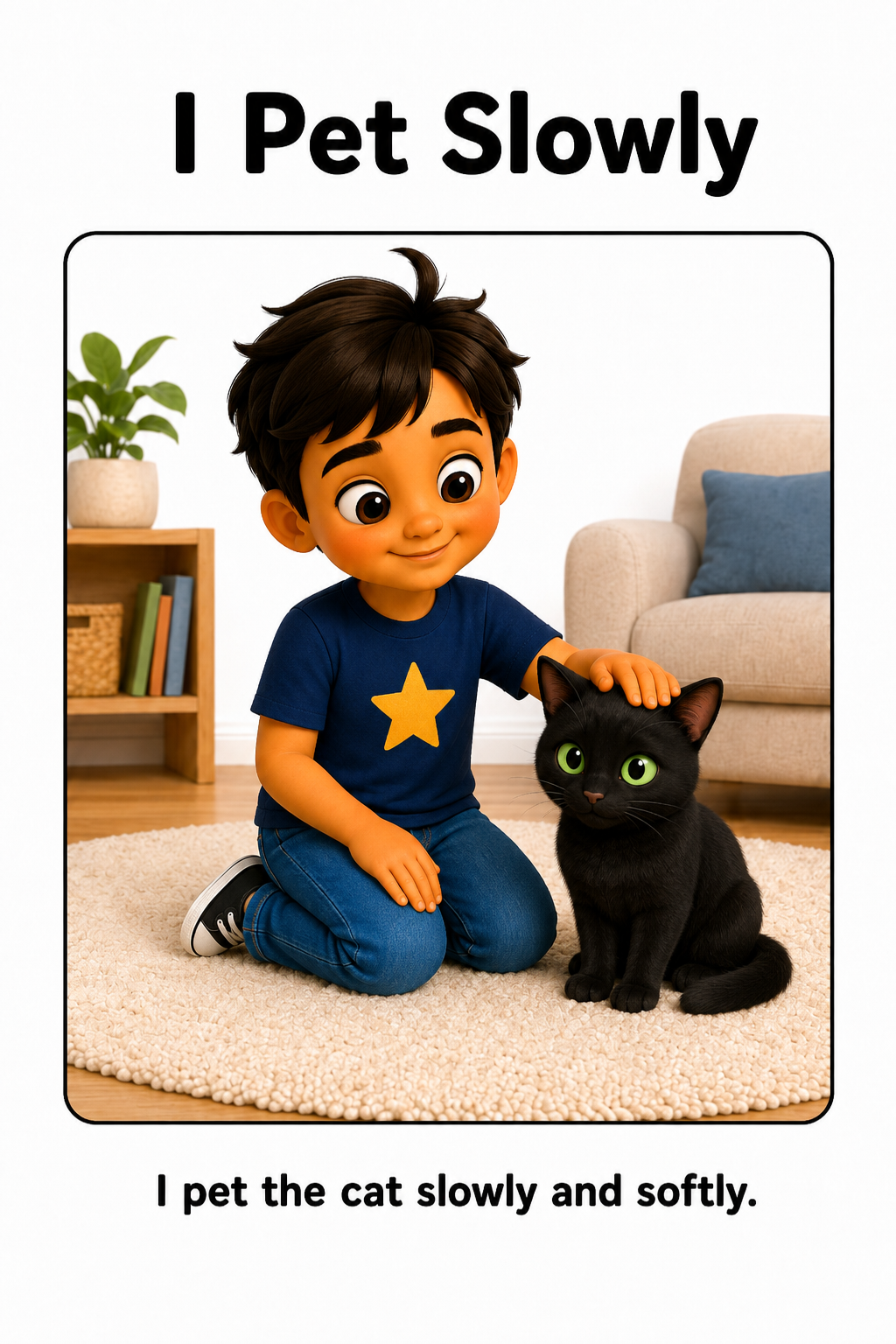 Gentle Hands With Cats Social Story for Autism | Speech Fuel