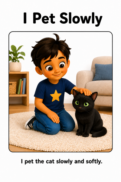 Gentle Hands With Cats Social Story
