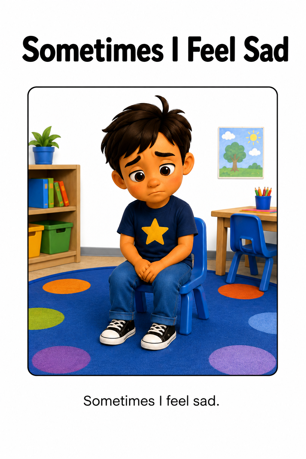 I Feel Sad Social Story for Autism | Speech Fuel