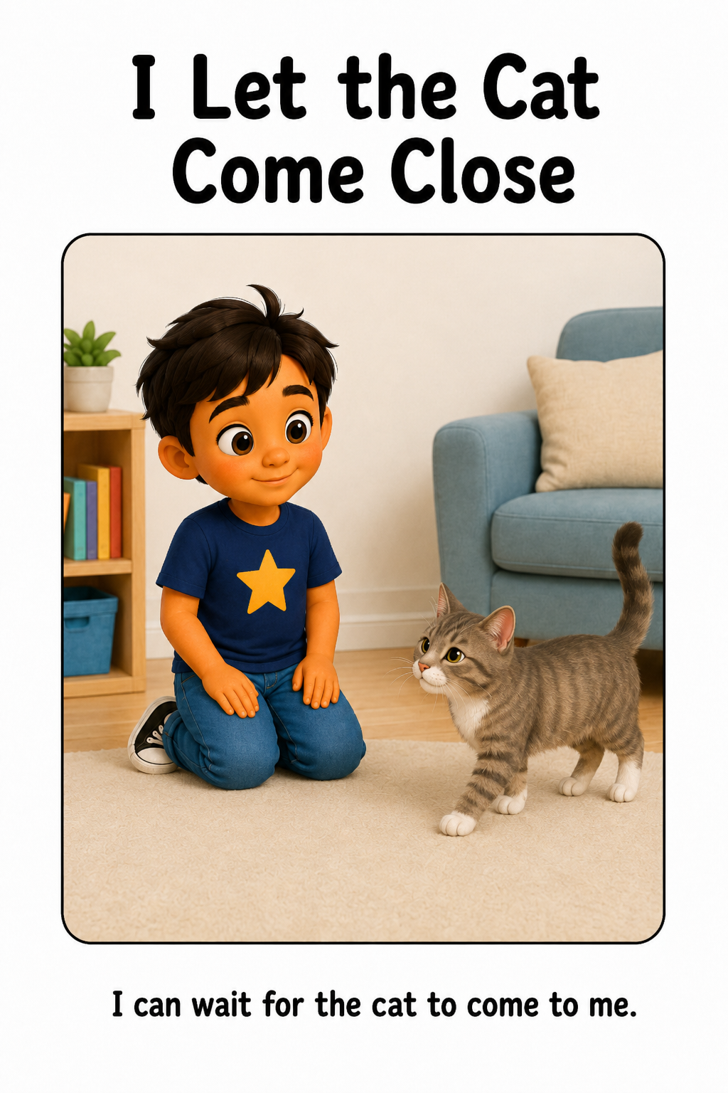 Petting a Cat Social Story for Autism | Speech Fuel