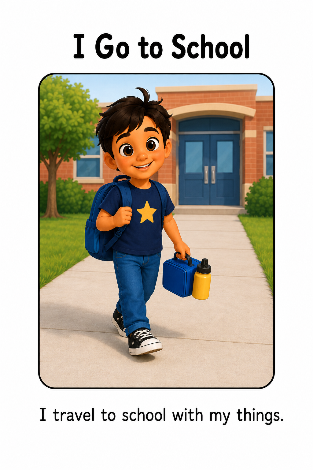 Going to School Social Story for Autism | Speech Fuel