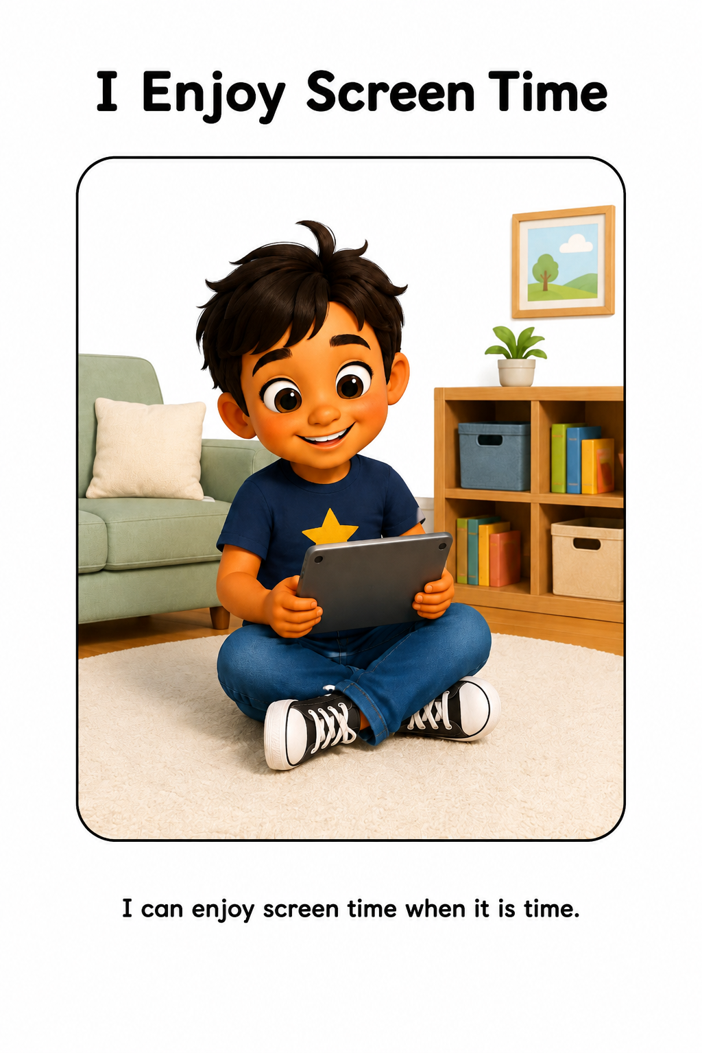 Screen Time Social Story for Autism | Speech Fuel