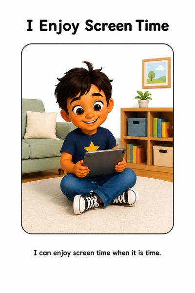 Screen Time Social Story