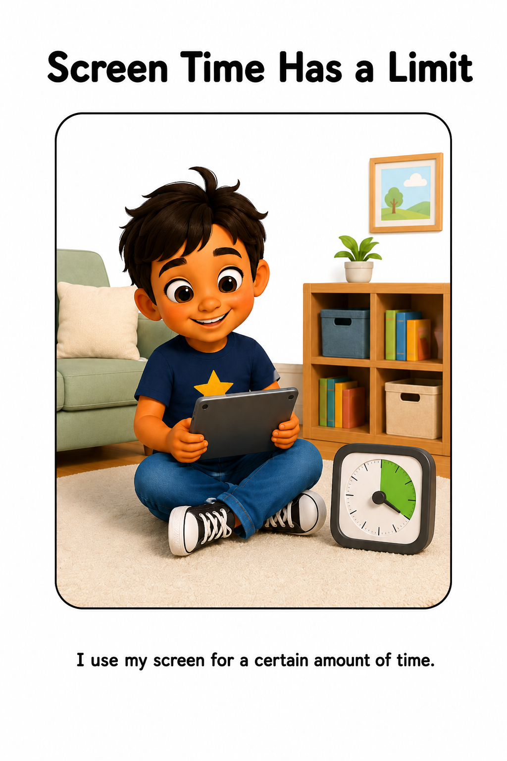Screen Time Social Story for Autism | Speech Fuel