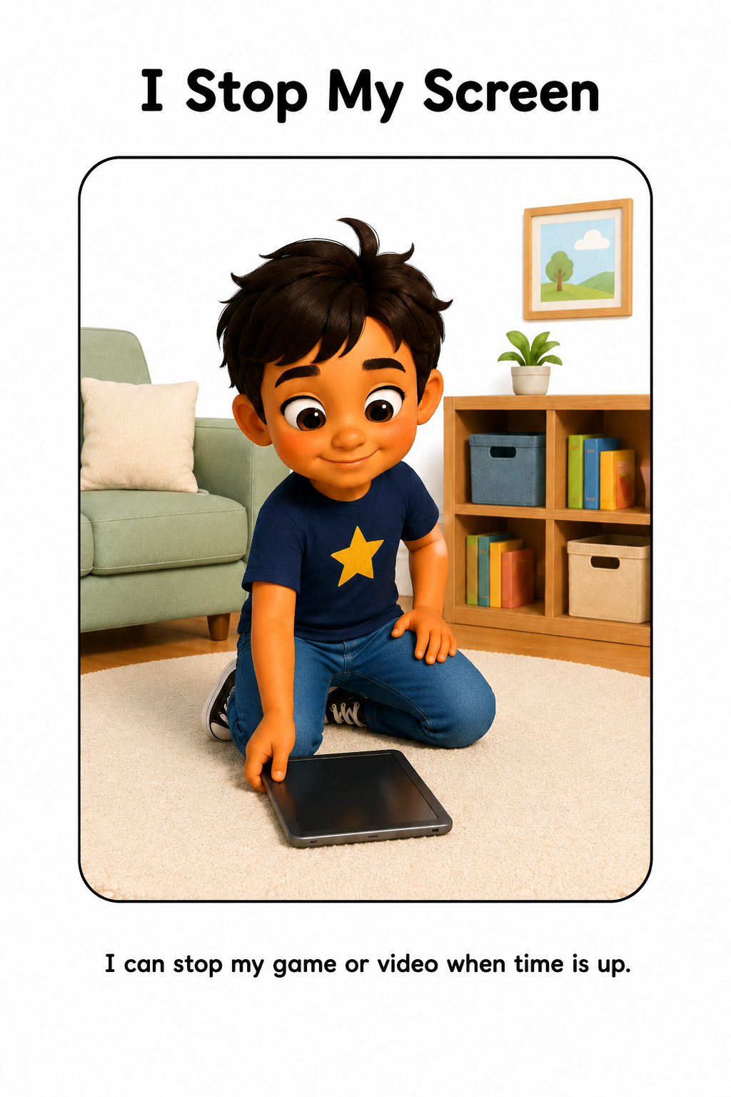 Screen Time Social Story for Autism | Speech Fuel