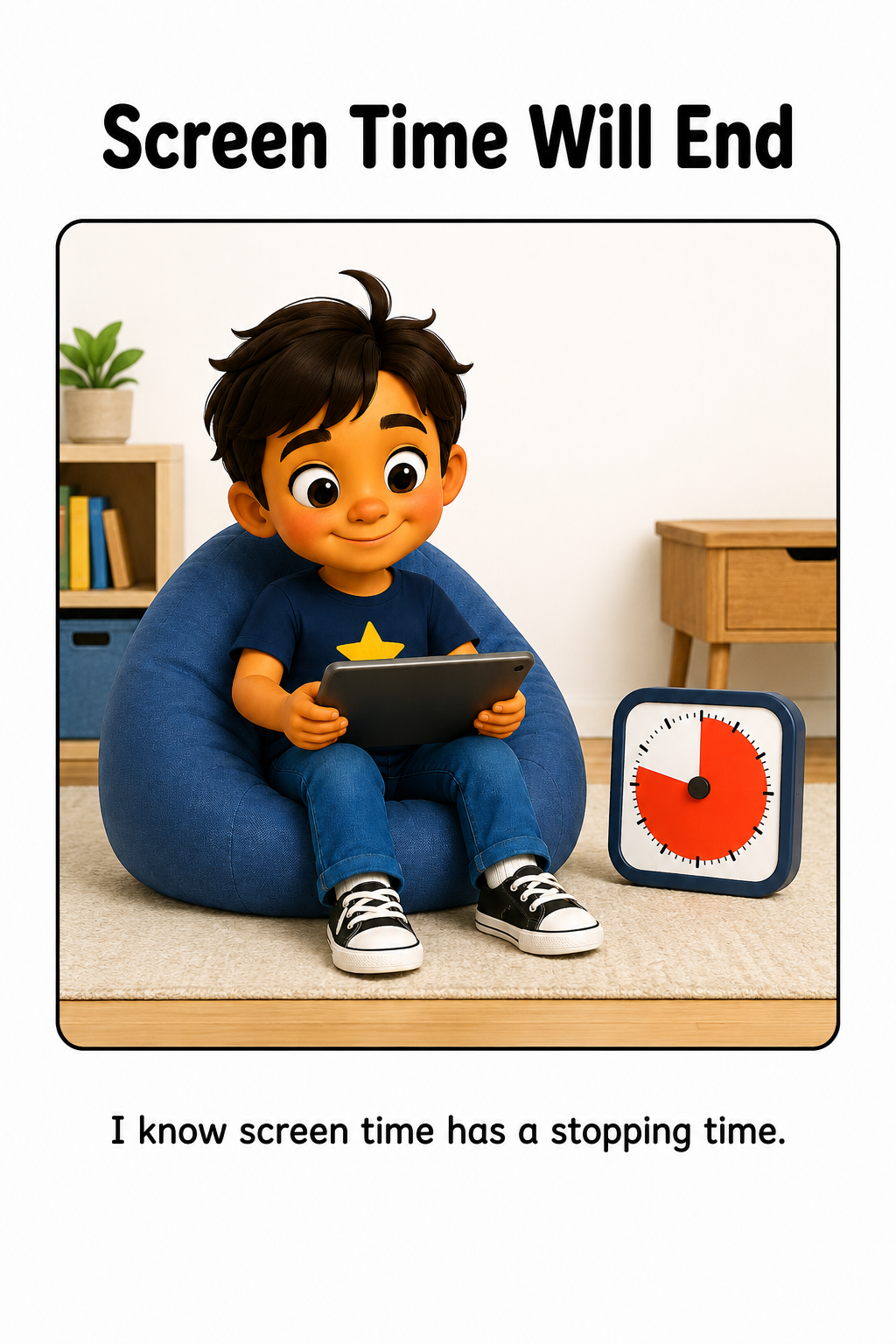Ending Screen Time Social Story for Autism | Speech Fuel