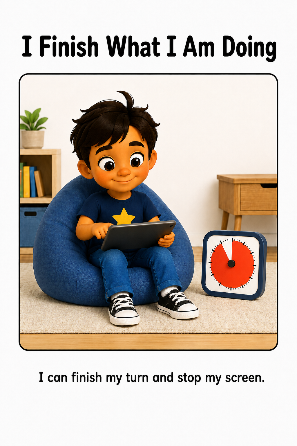 Ending Screen Time Social Story for Autism | Speech Fuel