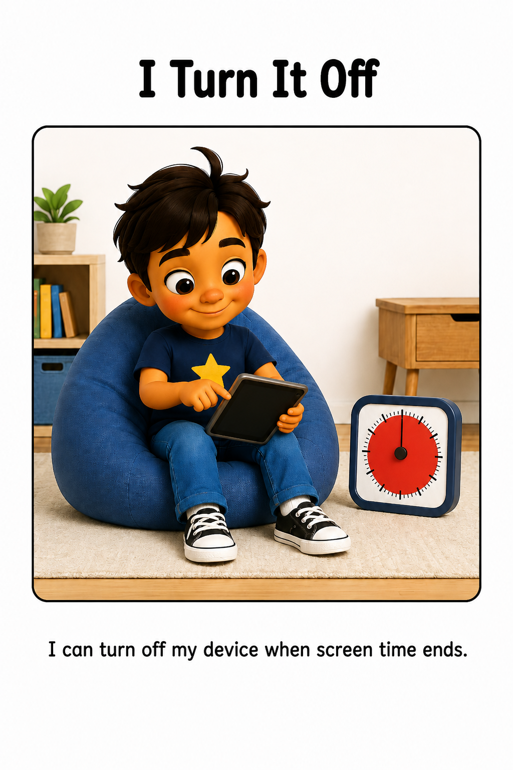 Ending Screen Time Social Story for Autism | Speech Fuel
