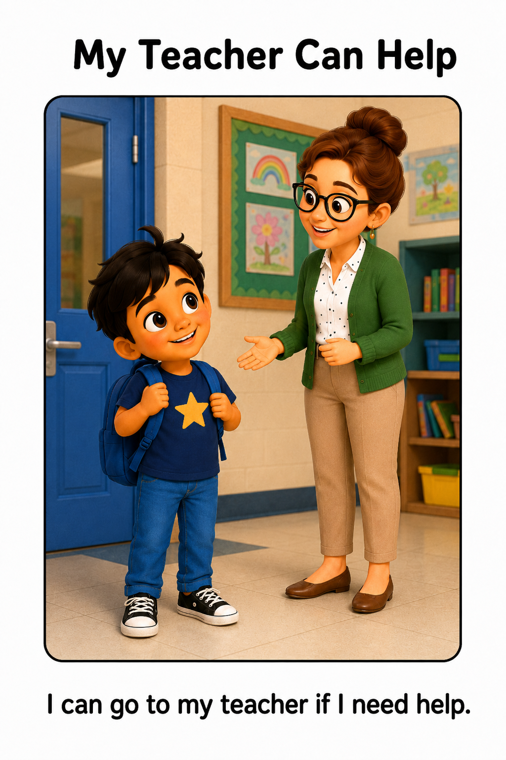 School Drop Off Social Story for Autism | Speech Fuel