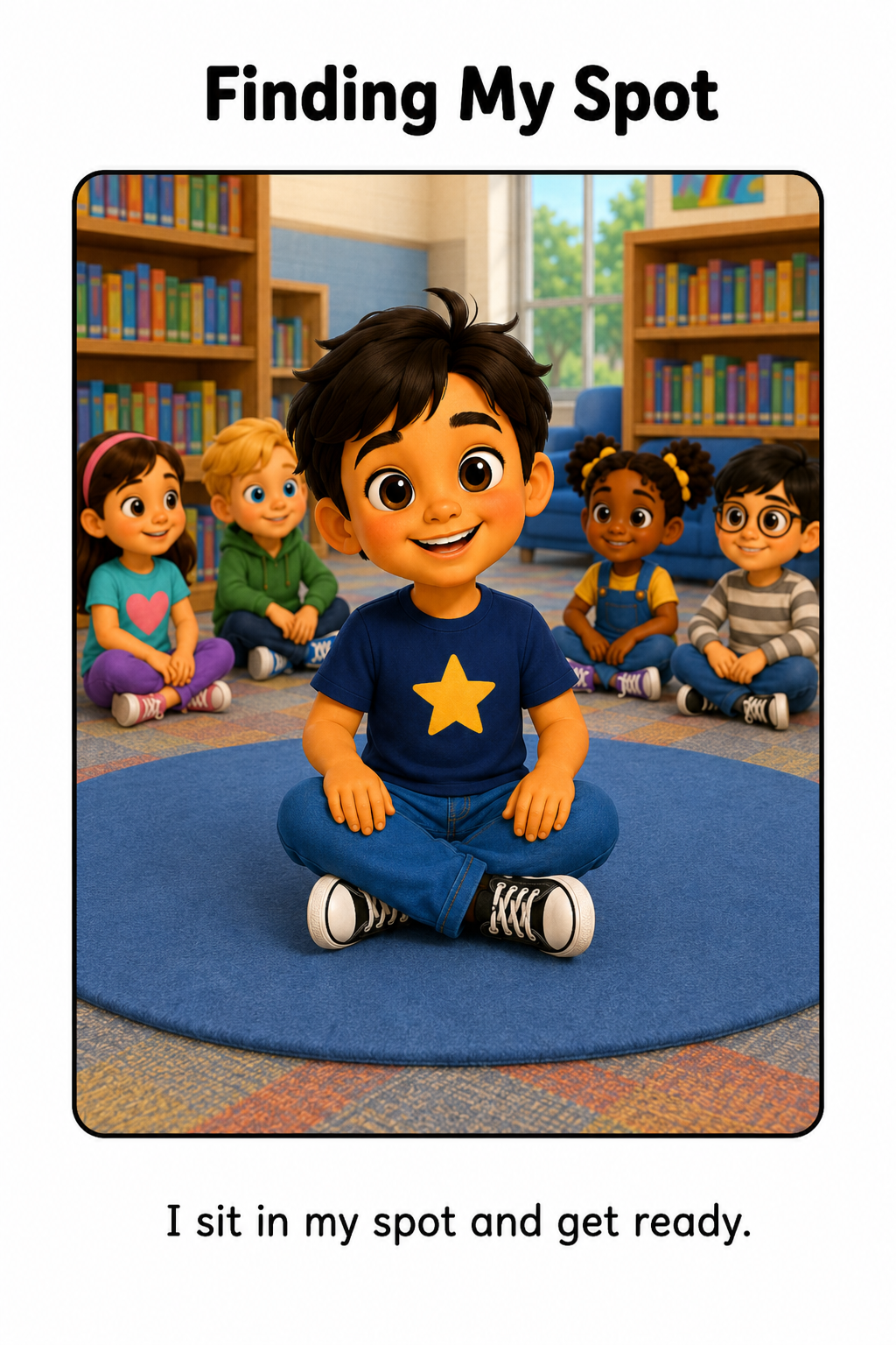 Going to Library Class Social Story for Autism | Speech Fuel