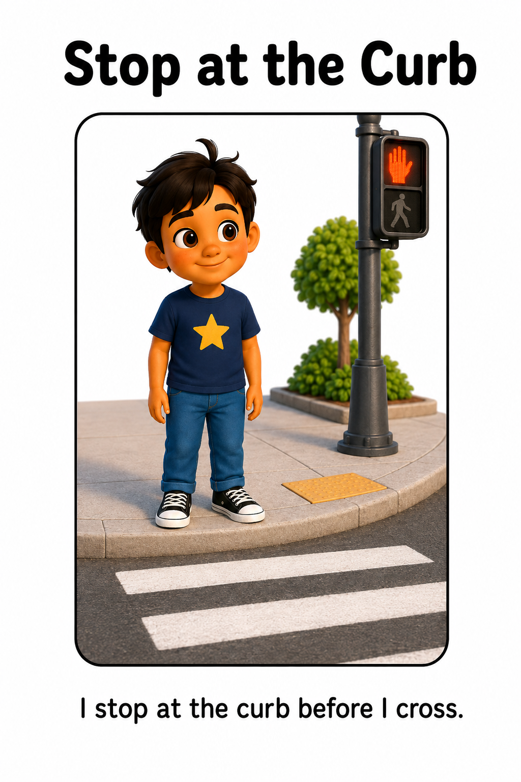 Crossing the Street Safely Social Story for Autism | Speech Fuel