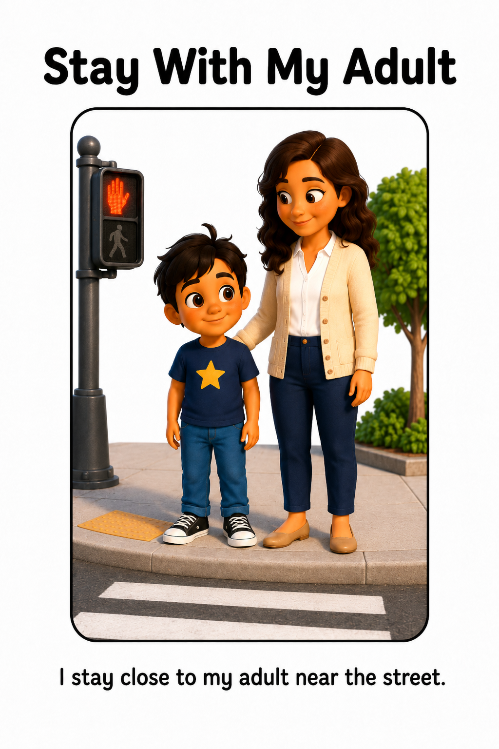 Crossing the Street Safely Social Story for Autism | Speech Fuel