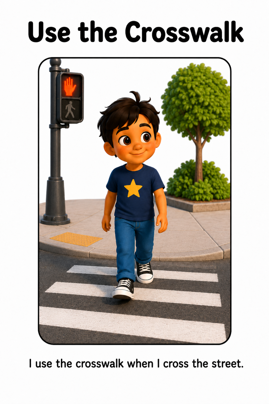 Crossing the Street Safely Social Story for Autism | Speech Fuel