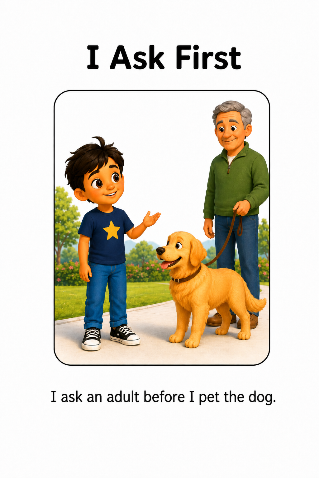 Meeting a Dog Social Story for Autism | Speech Fuel