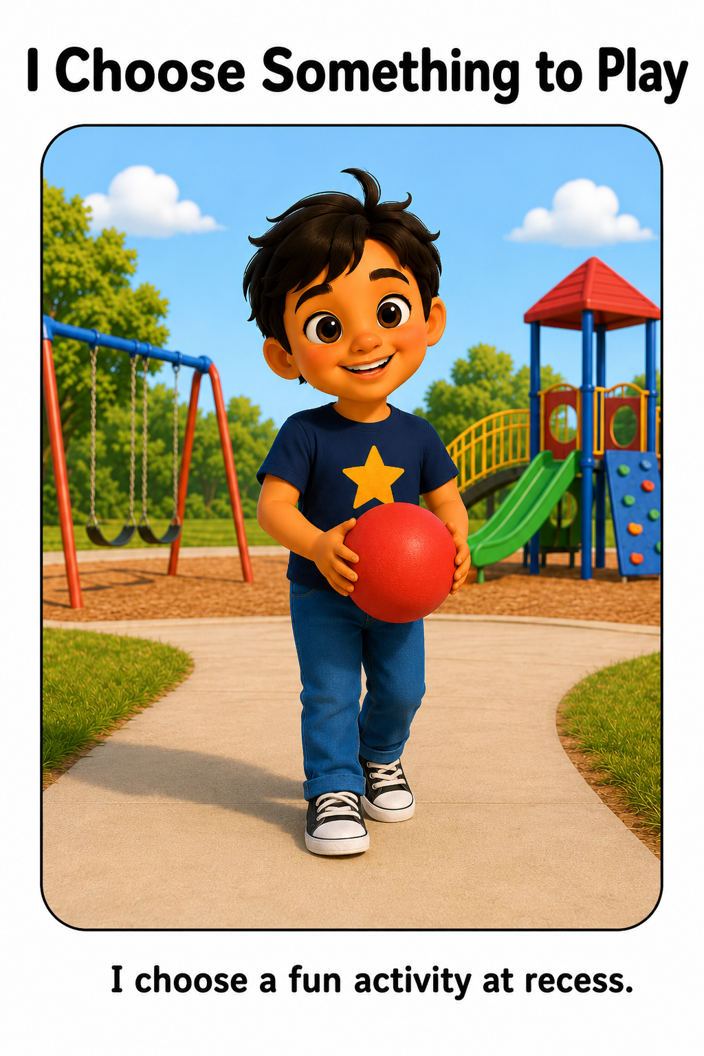 Going to Recess Social Story for Autism | Speech Fuel