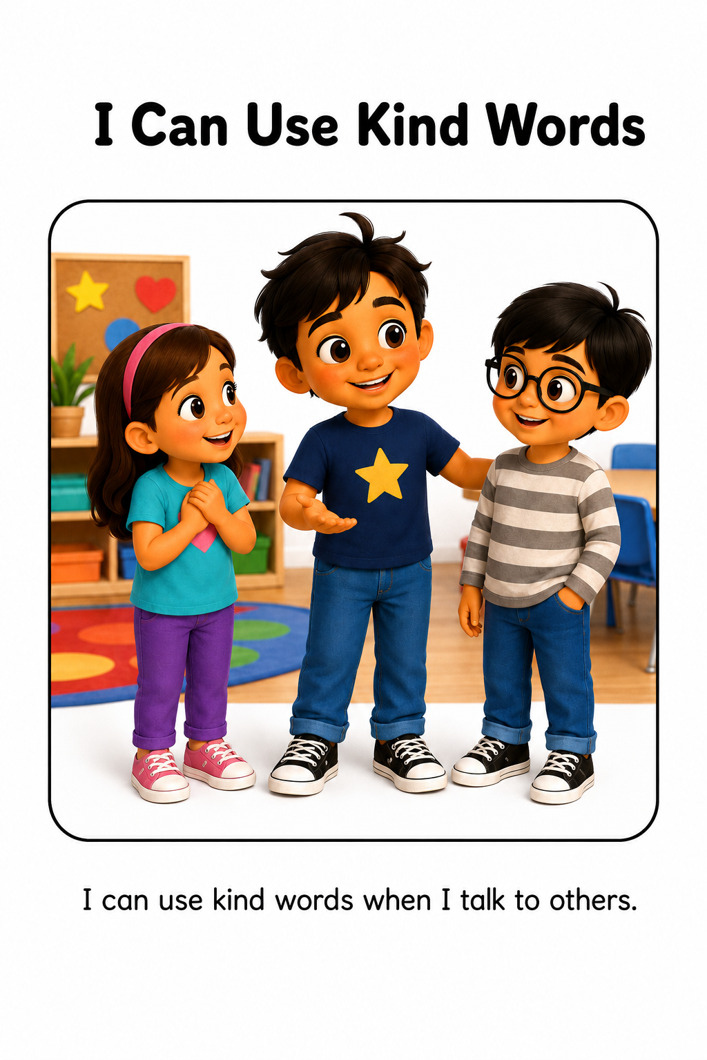 Using Kind Words Social Story for Autism | Speech Fuel