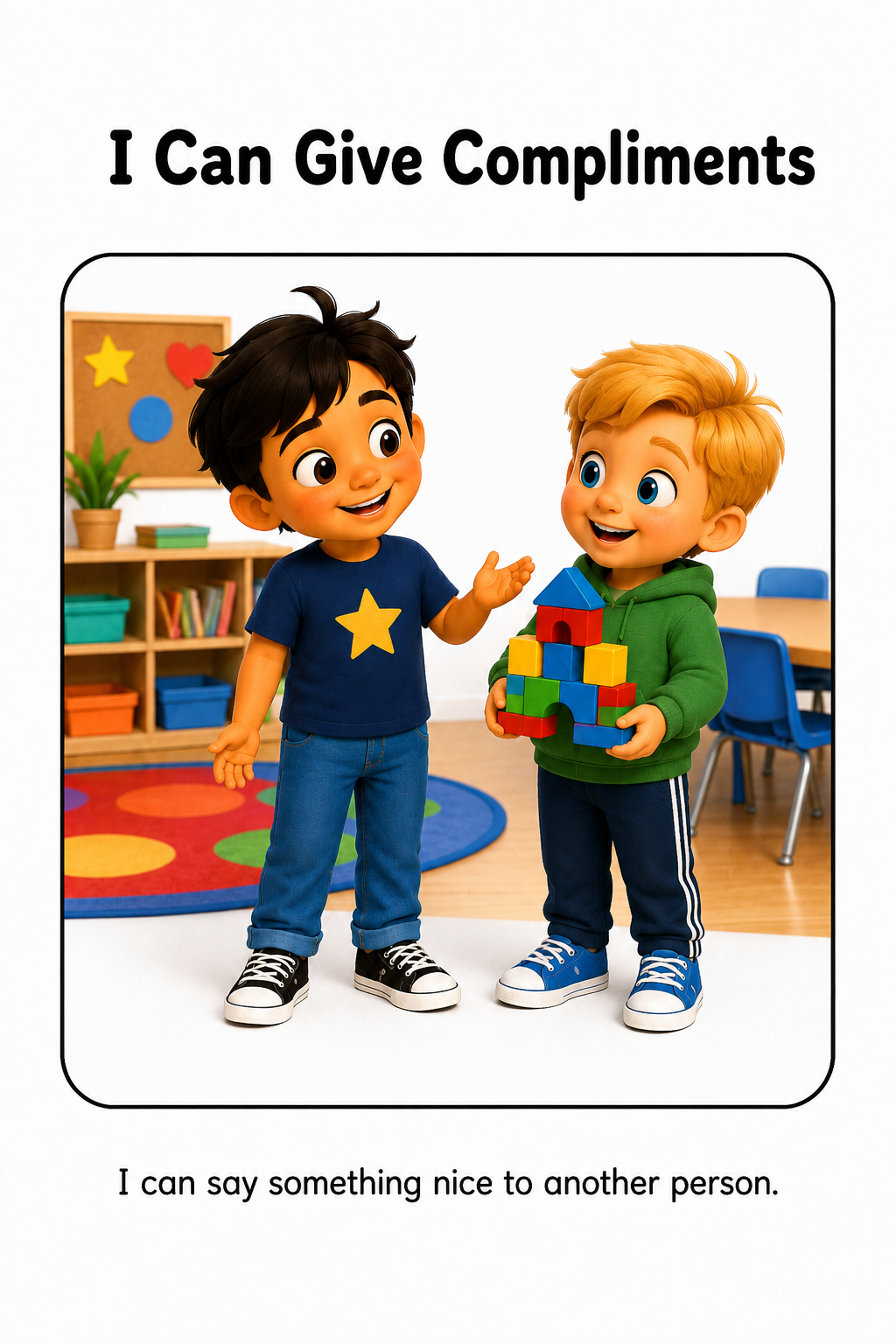 Using Kind Words Social Story for Autism | Speech Fuel