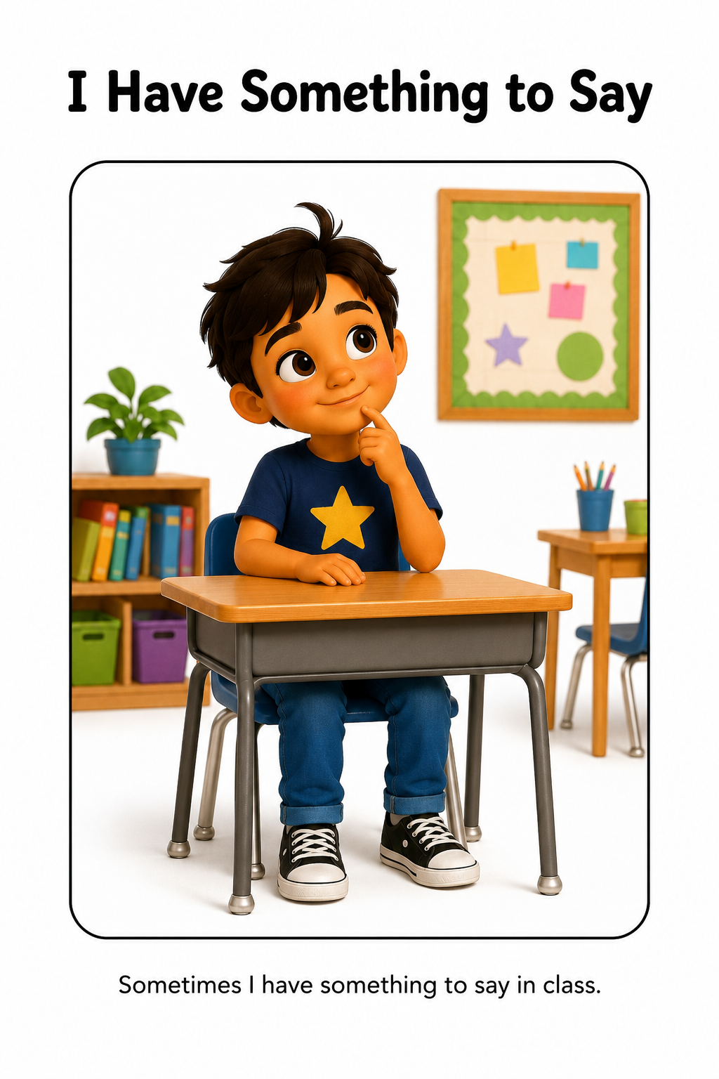 Raising My Hand Social Story for Autism | Speech Fuel