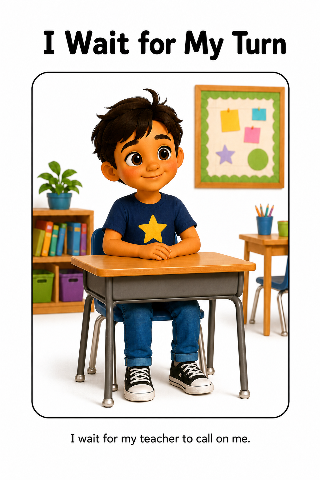 Raising My Hand Social Story for Autism | Speech Fuel