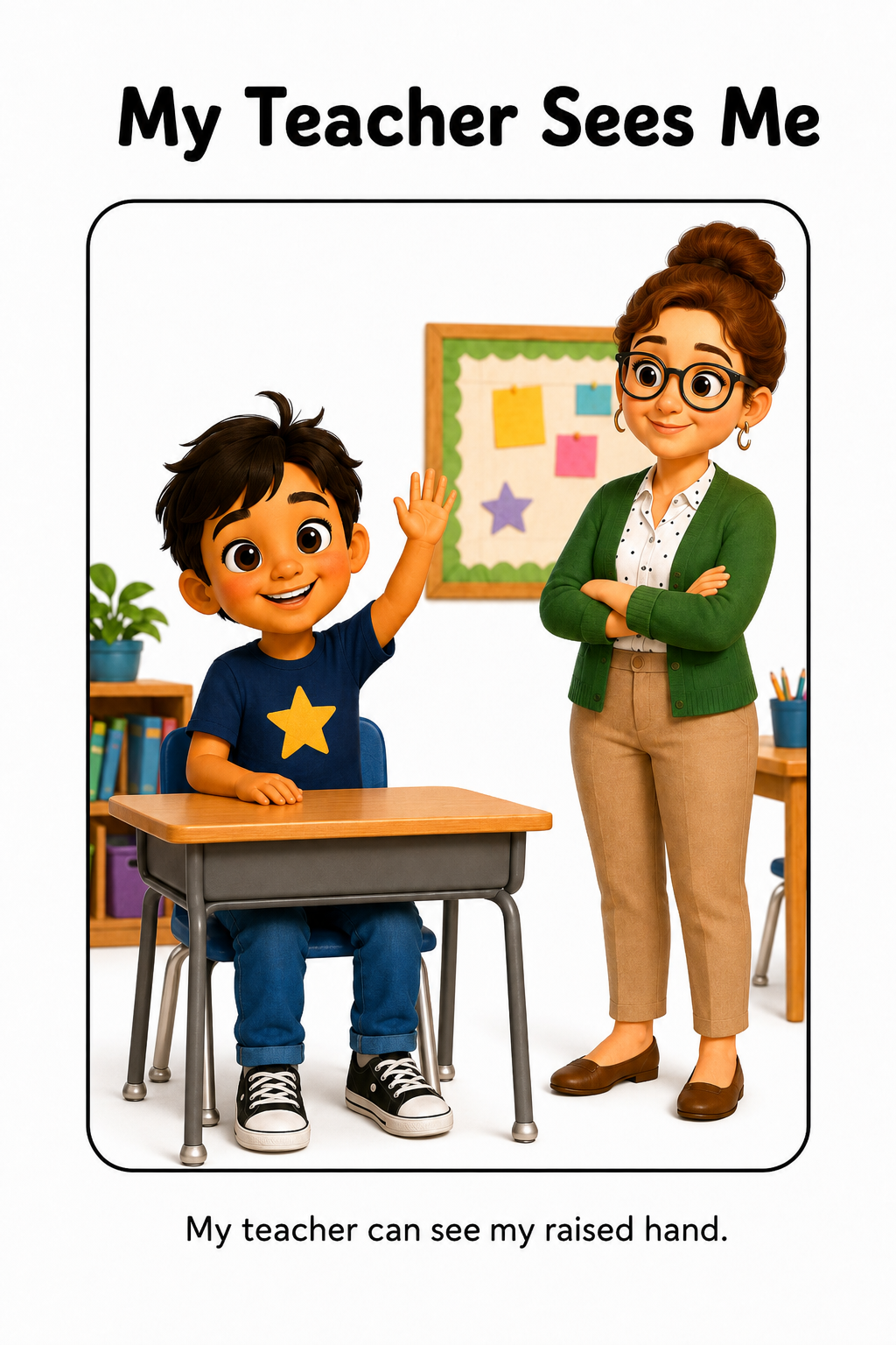 Raising My Hand Social Story for Autism | Speech Fuel