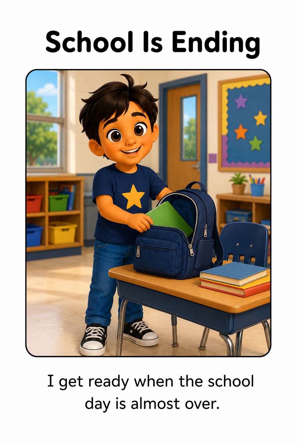 School Pick Up Social Story for Autism | Speech Fuel