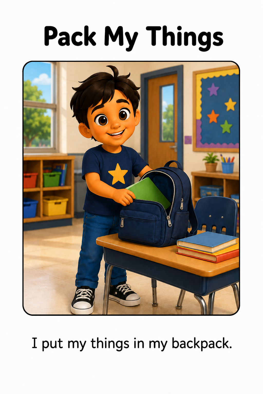 School Pick Up Social Story for Autism | Speech Fuel