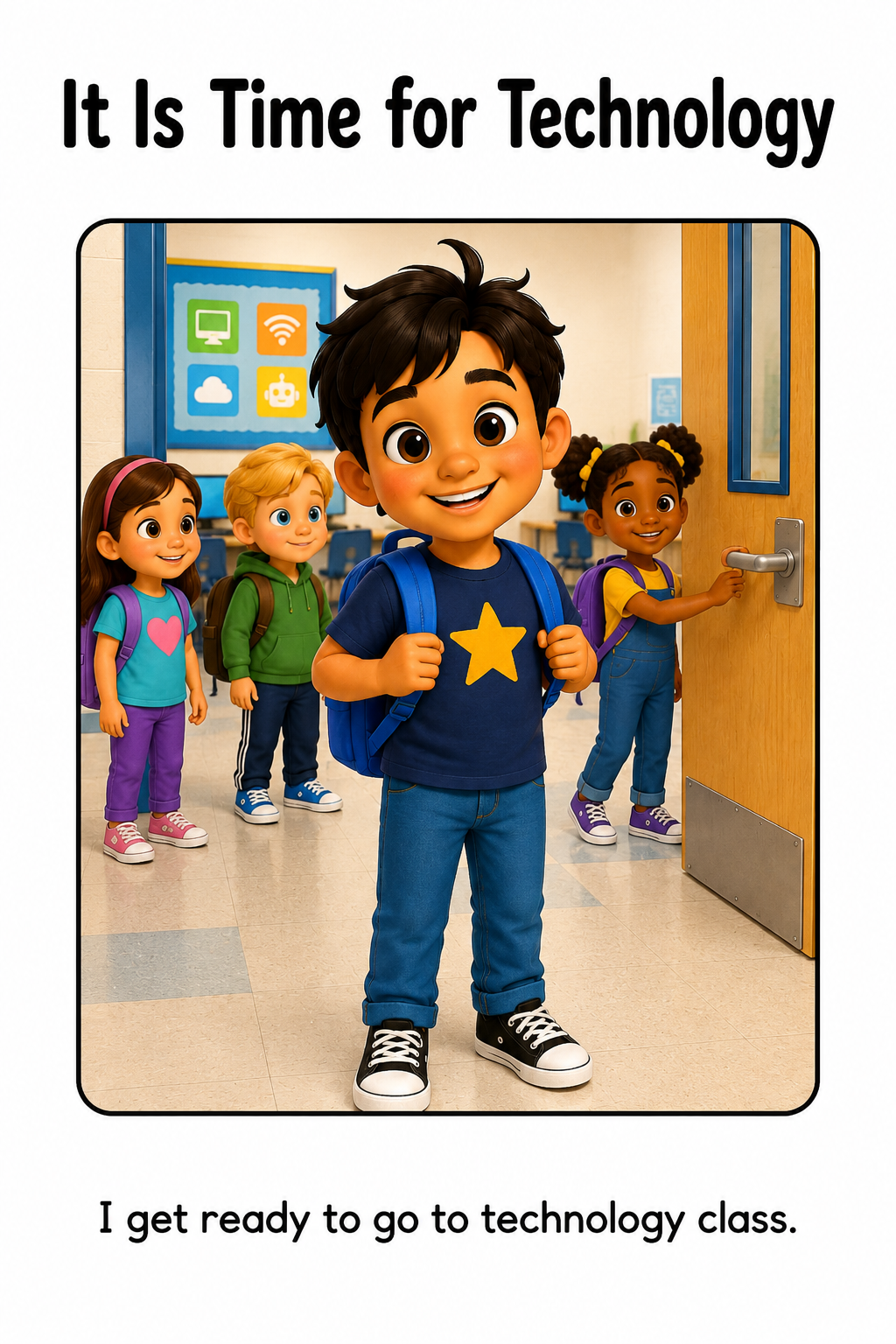 Going to Technology Class Social Story for Autism | Speech Fuel