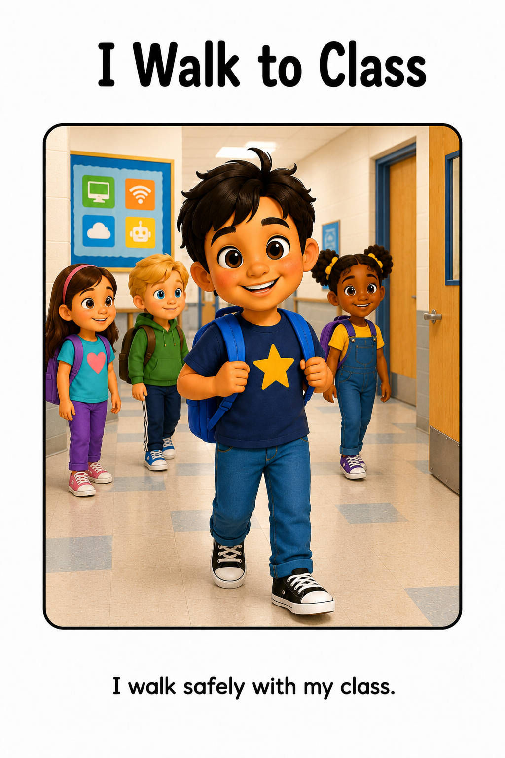 Going to Technology Class Social Story for Autism | Speech Fuel